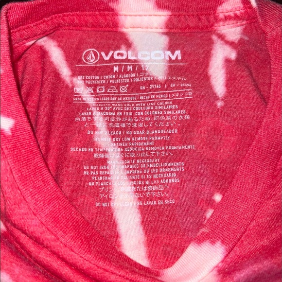 Repurposed bleached tee Volcom - Picture 3 of 3